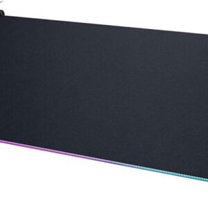 Turtle Beach Sense AIMO XXL Ultra-Wide PC Gaming Mousepad, RGB Illumination, High Precision, Non Slip Back, Extended Keyboard Desktop Mouse Pad with Stitched Edges, Smooth - Black